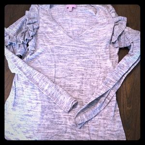 Lilly Pulitzer soft gray long sleeve!